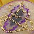 Image 2 of Gold Figaro link chain | 47.5 cm