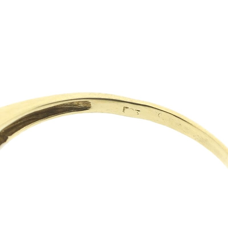 Image 8 of Two-tone gold solitaire ring with diamond | 0.15 ct.