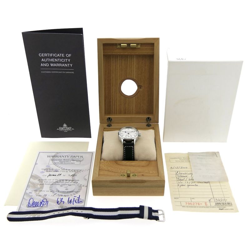 Image 4 of D. Dornblüth & Sohne 09.0 Jasmin; Handmade mechanical watch