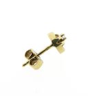 Image 7 of Gold fantasy stud earrings with diamond | 0.04 ct.