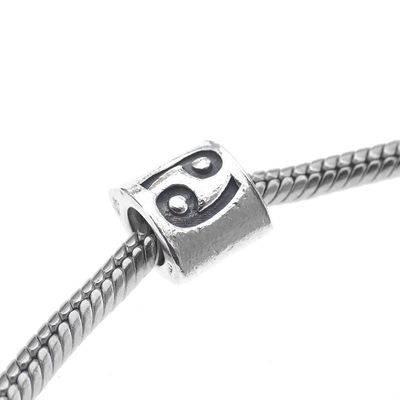 Image 2 of Pandora charm; Silver; Cancer zodiac sign