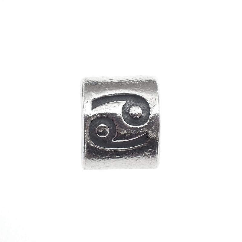 Image 4 of Pandora charm; Silver; Cancer zodiac sign