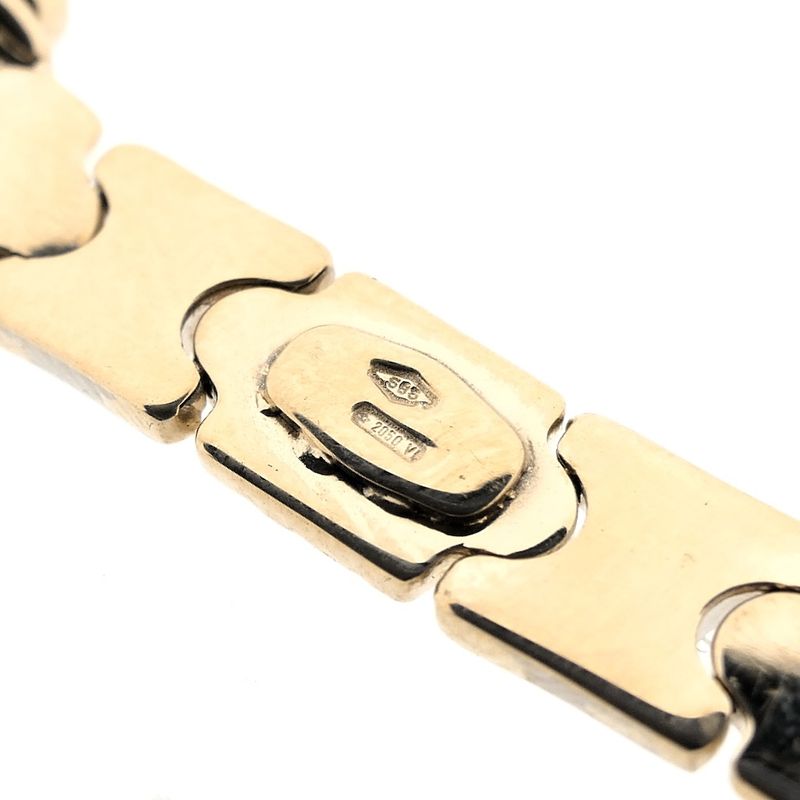 Image 8 of Two-tone gold fantasy link bracelet | 19 cm