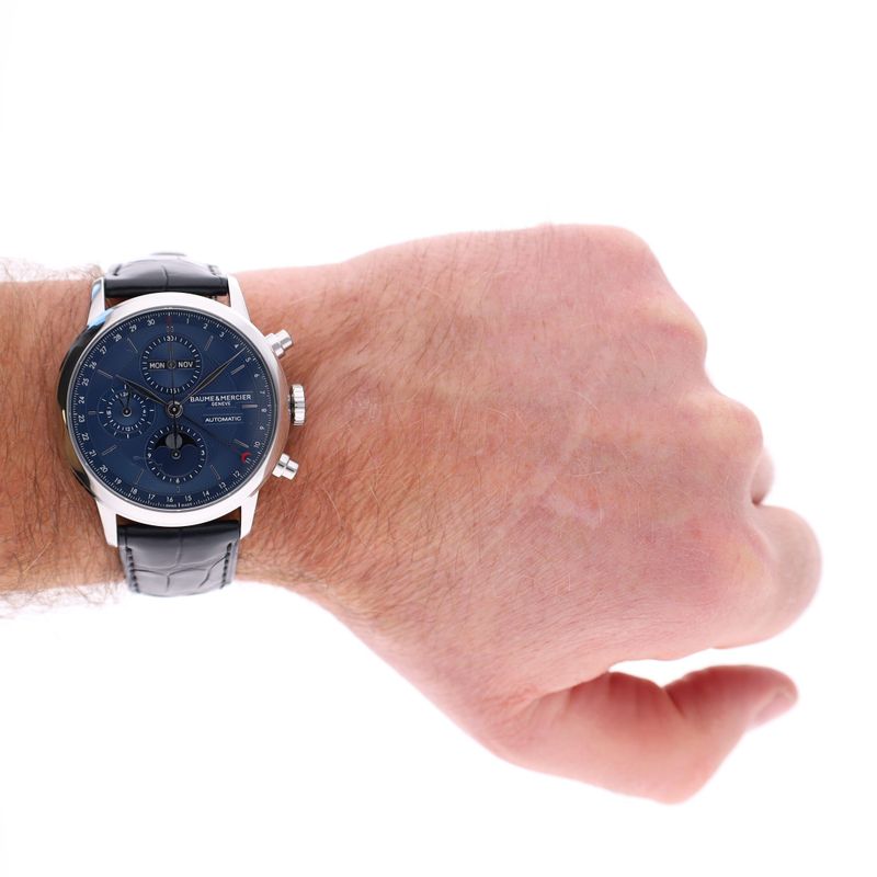 Image 8 of Baume Mercier Classima 'Full-Calendar' Moonphase MOA10784; Automatic Men's Watch