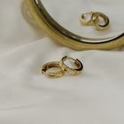 Image 2 of Gold faceted earrings