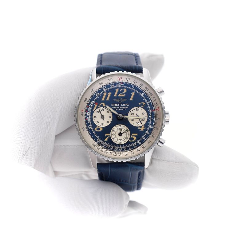 Image 5 of Breitling Navitimer 'Twin Sixty 2' A39022.1; Automatic Men's Watch