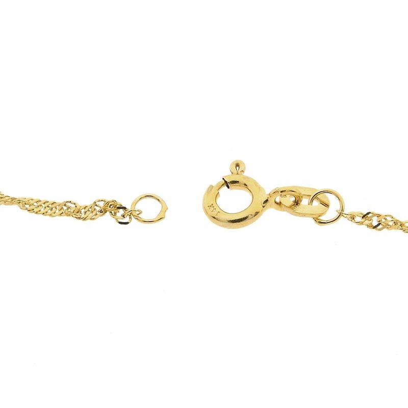 Image 5 of Gold twisted link bracelet; 18 cm | Binder