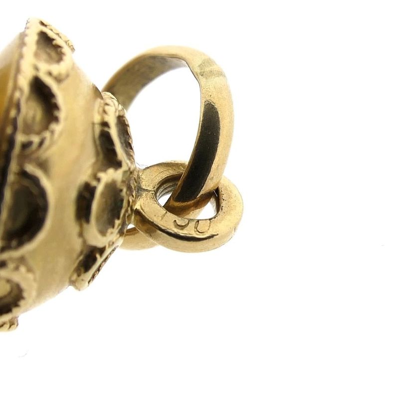 Image 6 of Gold ornamental pendant with gemstones