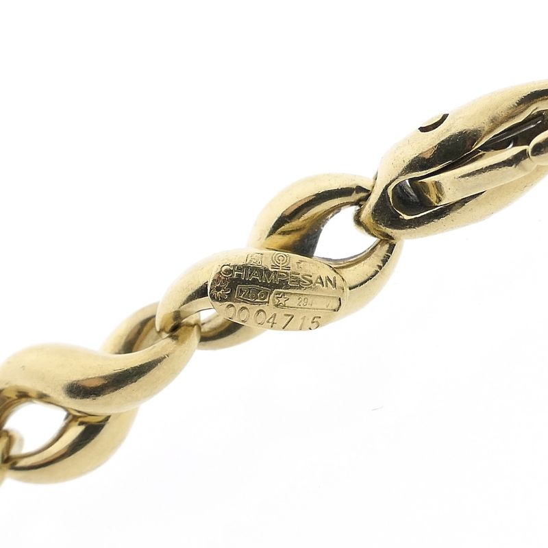 Image 4 of Gold infinity link bracelet; Chiampesan Fabris