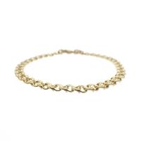 8 Ct. Flat Prince of Wales bracelet | 21.5 cm