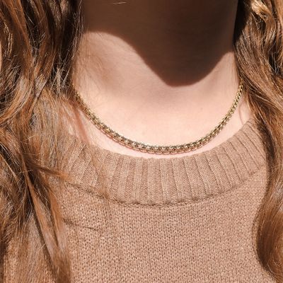 Gold flat fantasy chain Image 2 of Gold flat fantasy chain