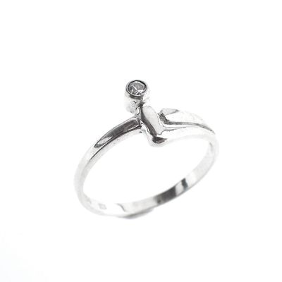 Image 1 of Silver ladies ring with fantasy design