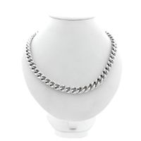 Silver Gourmet Link Chain