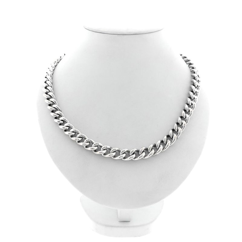 Image 1 of Silver Gourmet Link Chain