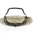 Image 5 of Antique purse with silver handle and glass beads | 19th century