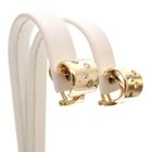 Image 5 of Gold stud earrings with diamonds 0.15 ct.