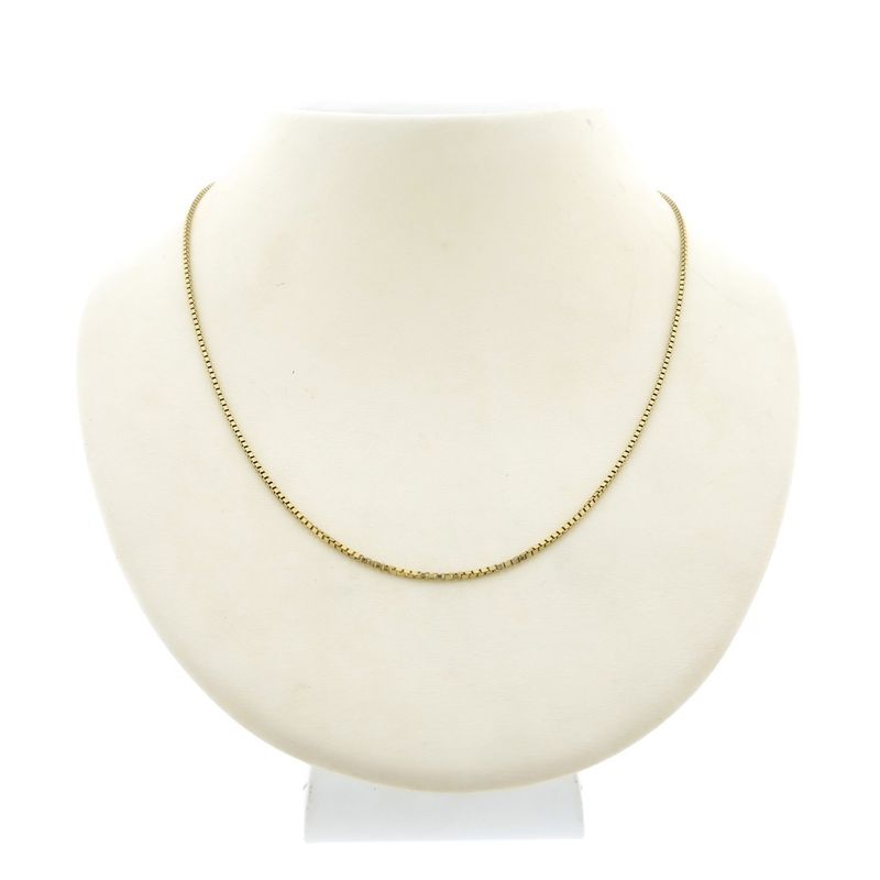 Image 4 of Golden Venetian link chain | 51 cm - 43 cm