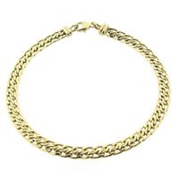 Golden fantasy link bracelet | 19 cm