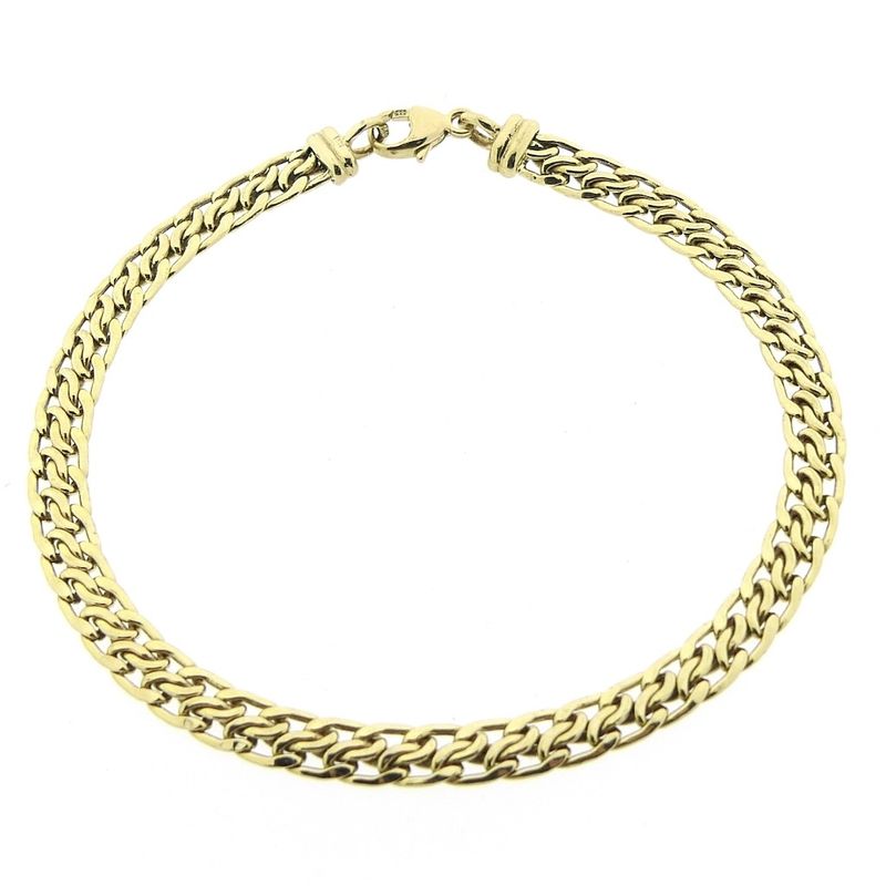 Image 1 of Golden fantasy link bracelet | 19 cm