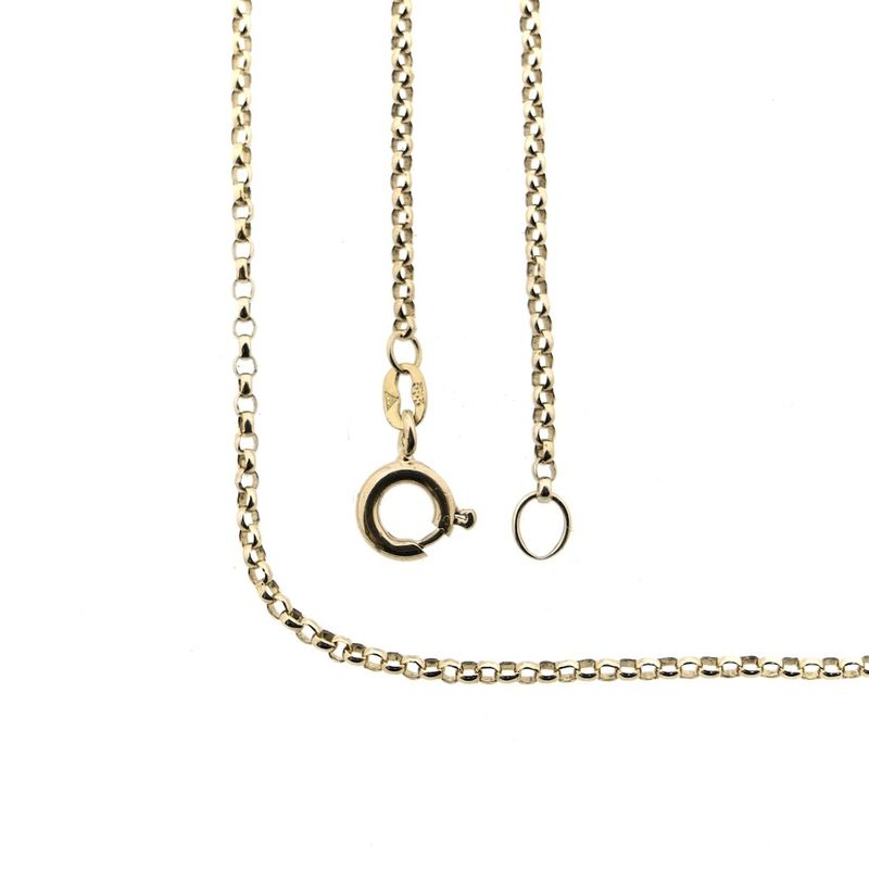 Image 1 of 8K Thin Jasseron Link Chain | 67.5 cm