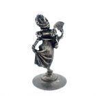 Image 4 of Vintage silver statuette of a dancing lady