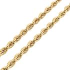 Image 6 of 18K Gold Long Twisted Link Chain | 70 cm