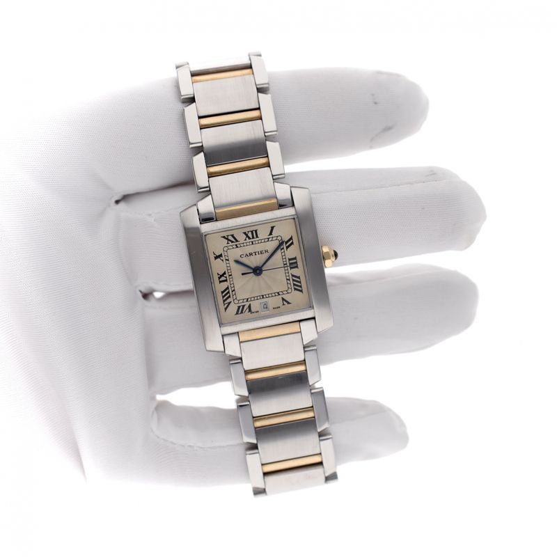 Image 8 of Cartier Tank Française 2302 W51005Q4; Automatic Watch