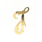 Image 1 of Gold letter brooch; letter J