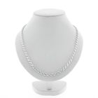 Image 1 of Silver twisted link chain