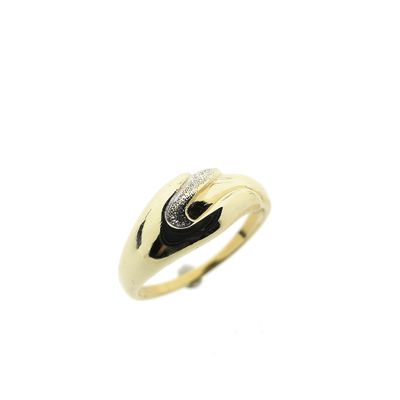Image 1 of Bicolor gold fantasy ring.