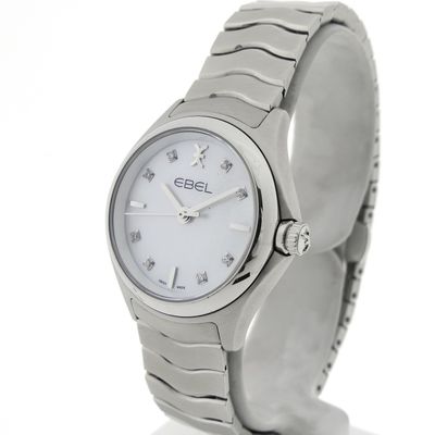 Image 2 of Ebel Wave Lady; Women's watch with mother-of-pearl dial and diamonds