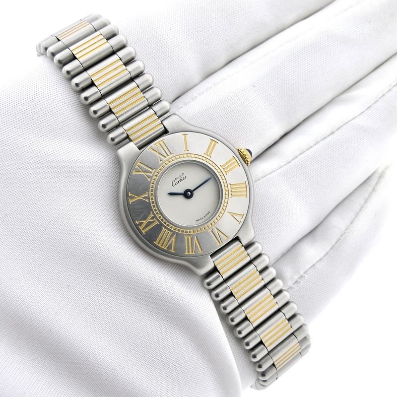 Image 10 of Cartier 'Must de Cartier 21' 9010; Bicolor ladies watch