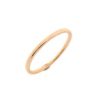 Rose gold sliding ring