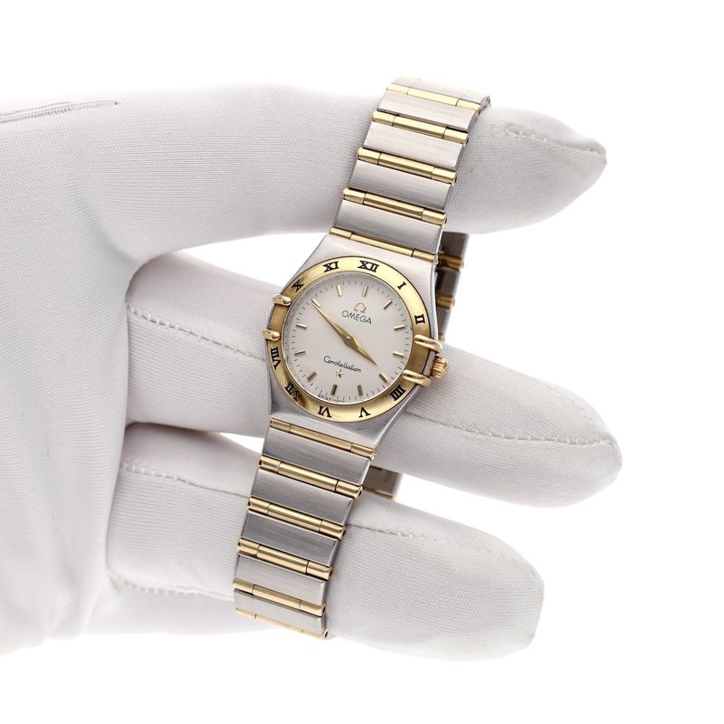 Image 18 of Omega Constellation 1272.30.00 'Full Bar'; 18k gold/steel women's watch