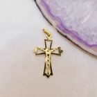 Image 2 of Gold pendant of a cross with corpus