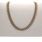 Image 1 of Gold women's necklace; Vintage | 48-42 cm