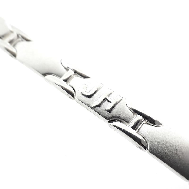 Image 3 of Silver matte link bracelet