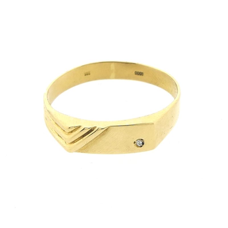 Image 6 of 8-carat men's ring with diamond | 0.005 ct.