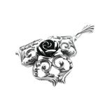 Image 3 of Antique silver floral pendant | Art Nouveau