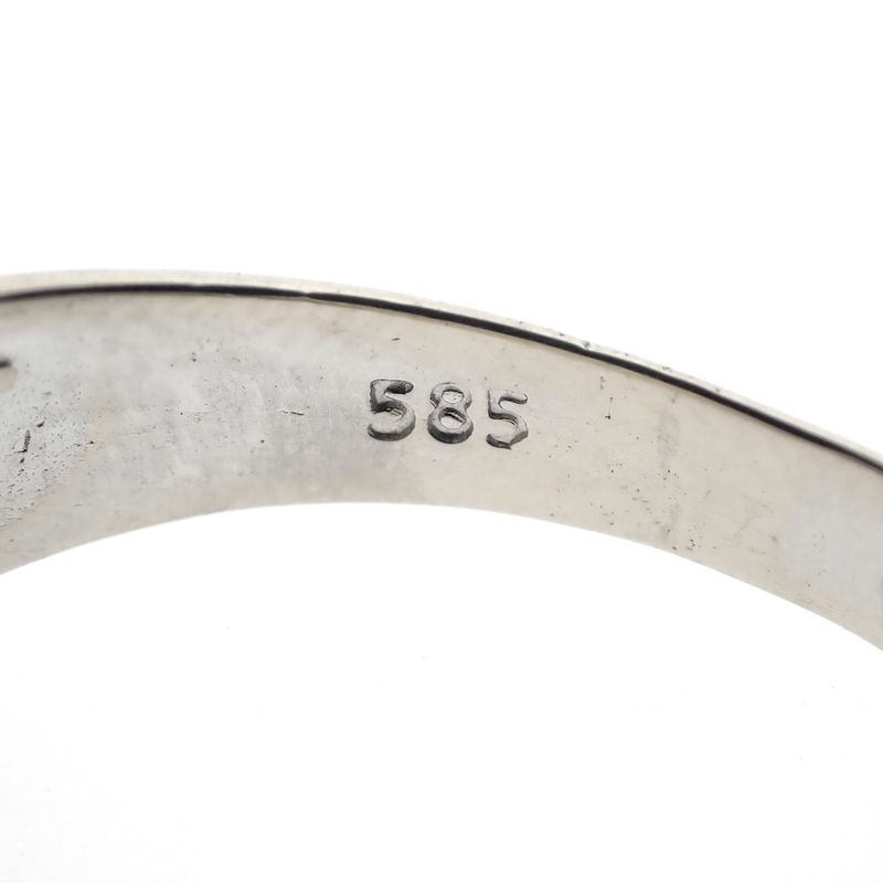 Image 9 of Two-tone gold abstract ring