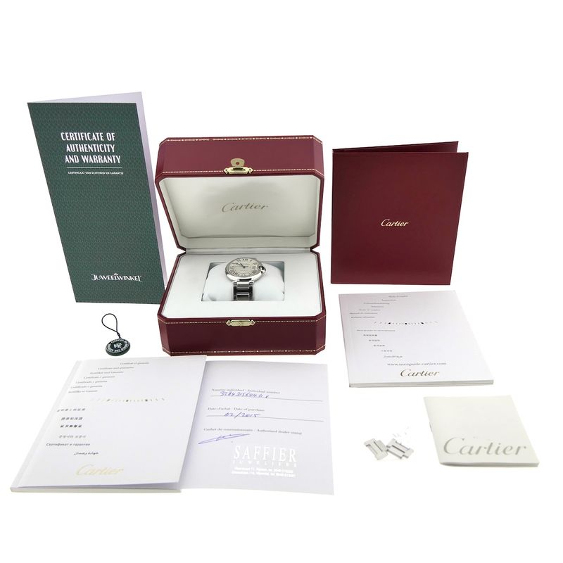 Image 4 of Cartier Ballon Bleu 36mm 3284 / W6920046; Automatic watch