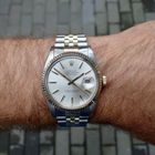 Image 13 of Rolex Datejust 16013; Steel/gold men's watch