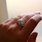Image 9 of Gold ring with diamond; 1.30 ct.; 14K; size 18