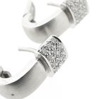 Image 7 of White gold stud earrings set with diamonds | 0.15 ct.