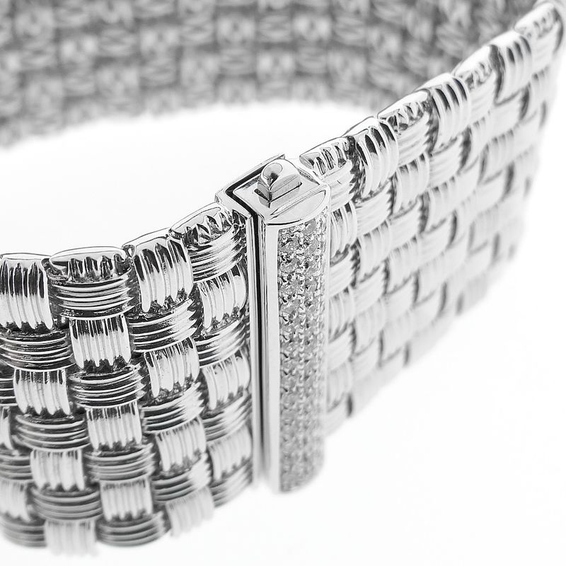 Image 8 of Roberto Coin white gold appassionata bracelet with ruby and diamonds; 0.43 ct.