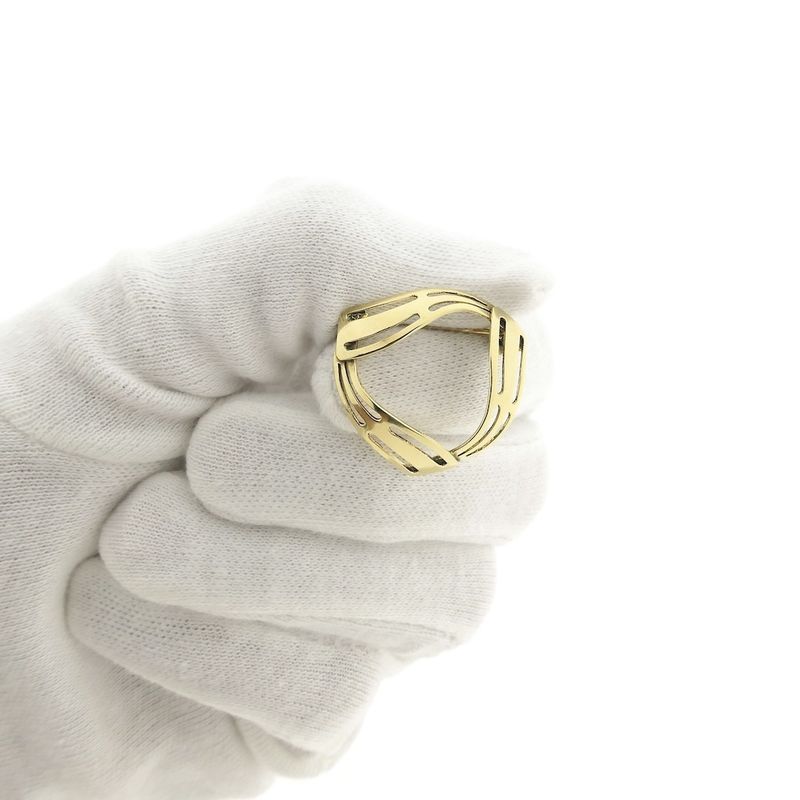 Image 11 of 8 carat vintage abstract brooch