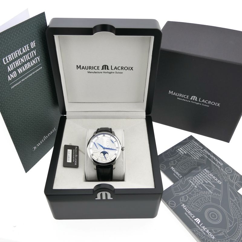 Image 4 of Maurice Lacroix Masterpiece Moon Retrograde MP6588; Automatic men's watch