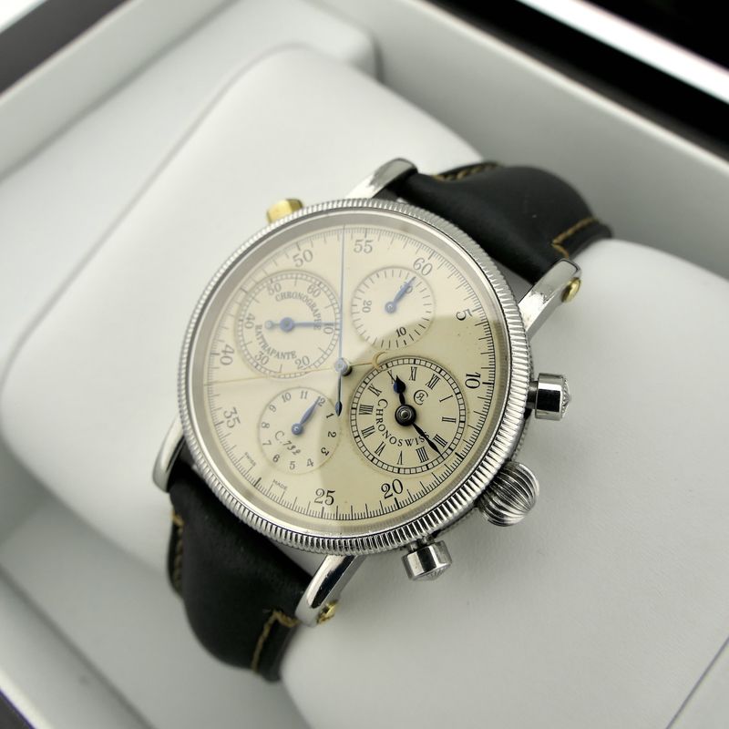 Image 14 of Chronoswiss Rattrapante Chronograph CH7323; Automatic men's watch with double chronograph