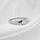 Image 6 of White gold ring with diamond | 0.25 ct.