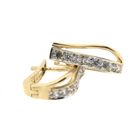 Image 5 of Gold stud earrings with zirconia